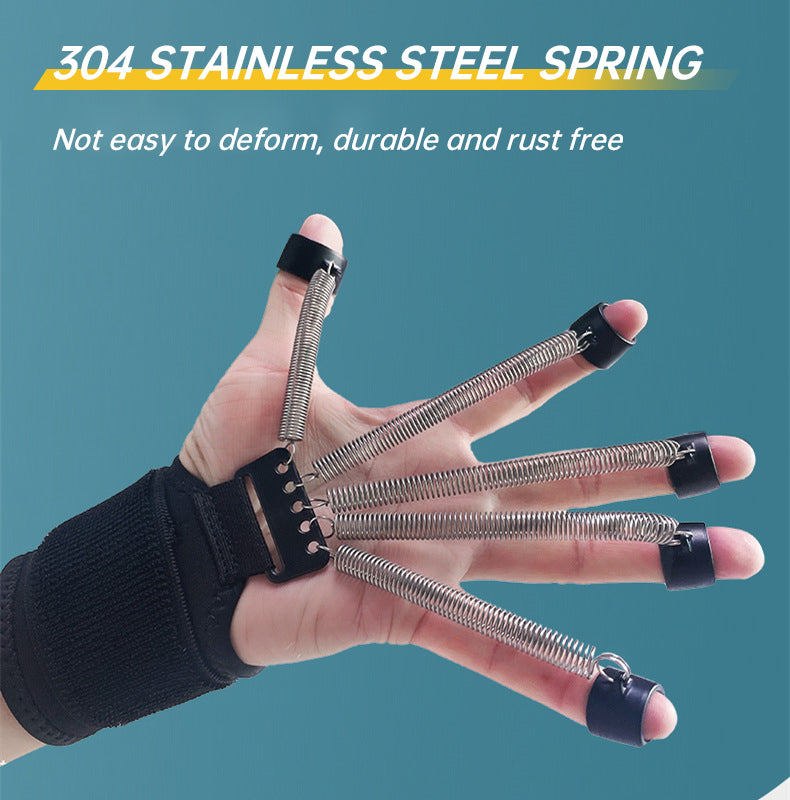 Stainless steel spring finger trainer exercise wrist tension equipment finger rehabilitation enhancer flexion and extension fing