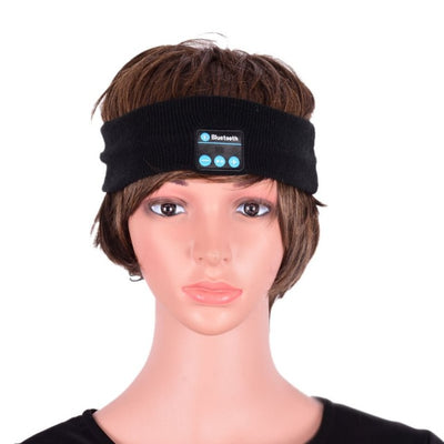 Bluetooth Music Headband Knits Sleeping Headwear Headphone Speaker Headset