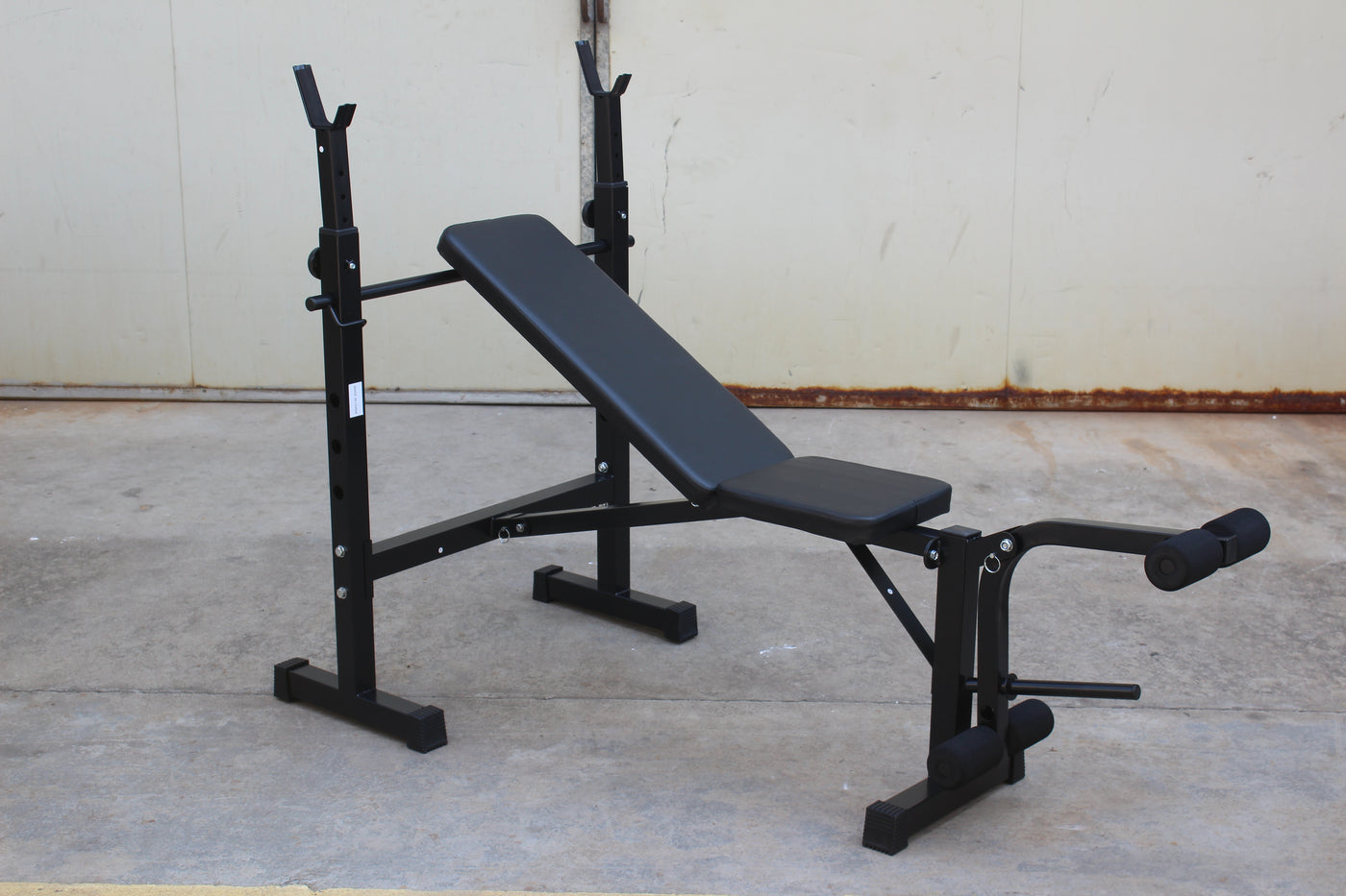 Olympic Weight Bench Bench Press Set with Squat Rack and Bench for Home Gym Full-Body Workout