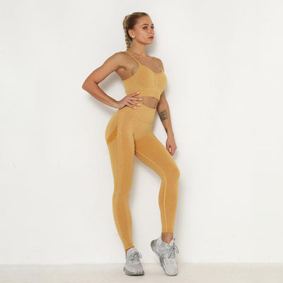 Yoga Clothing Set Sports Suit Women Sportswear Sports Outfit Fitness Set Athletic Wear Gym Seamless Workout Clothes For Women