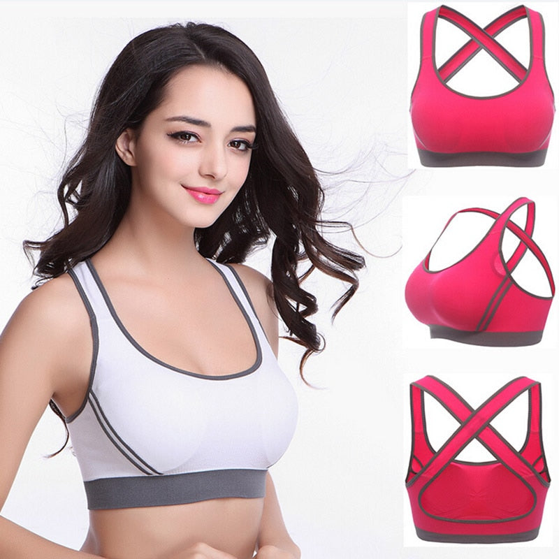 Sport Shirt Women Yoga Top Sports Bra Running Gym Shirt Women Fitness Athletic Yoga Bras Tank Tops Sport Clothes for Women