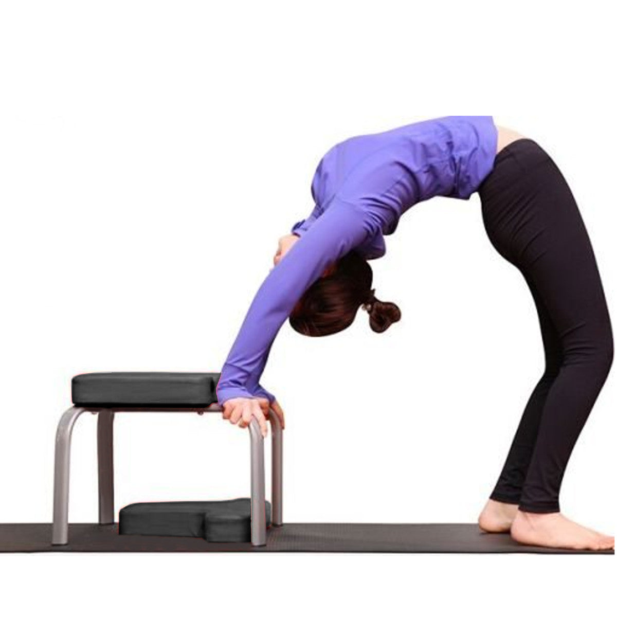 43*42*37cm Yoga Aids Workout Chair Headstand Stool Multifunctional Sports Exercise Bench Fitness Equipment