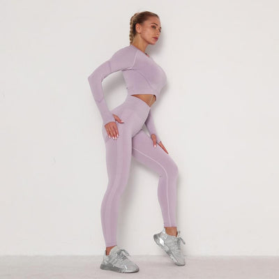 Yoga Clothing Set Sports Suit Women Sportswear Sports Outfit Fitness Set Athletic Wear Gym Seamless Workout Clothes For Women