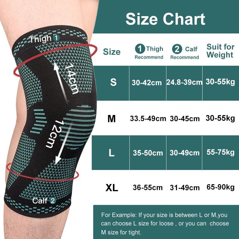 1PCS SKDK Elastic Knee Pad Sports Fitness Kneepad Gym Gear Patella Run