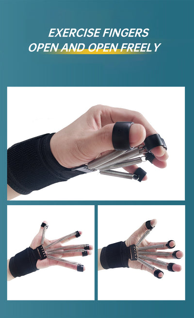 Stainless steel spring finger trainer exercise wrist tension equipment finger rehabilitation enhancer flexion and extension fing