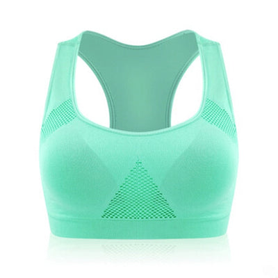 Professional Absorb Sweat Top Athletic Running Sports Bra , Gym Fitness Women Seamless Padded Vest Tanks