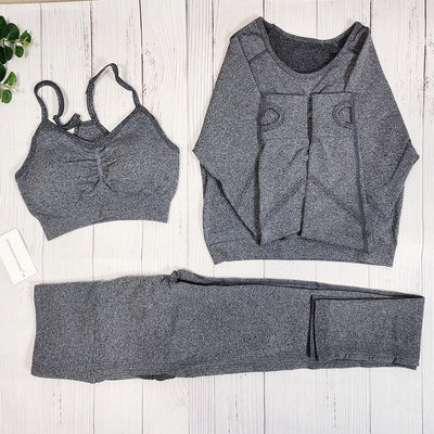 Yoga Clothing Set Sports Suit Women Sportswear Sports Outfit Fitness Set Athletic Wear Gym Seamless Workout Clothes For Women