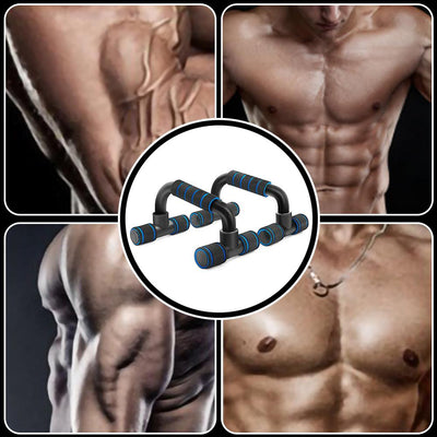 1 Pair Push Up High Quality Steel Push Ups Stand Home Fitness Equipment - Pectoral Muscle Training Device Push Up Support