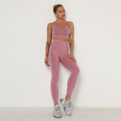 Yoga Clothing Set Sports Suit Women Sportswear Sports Outfit Fitness Set Athletic Wear Gym Seamless Workout Clothes For Women