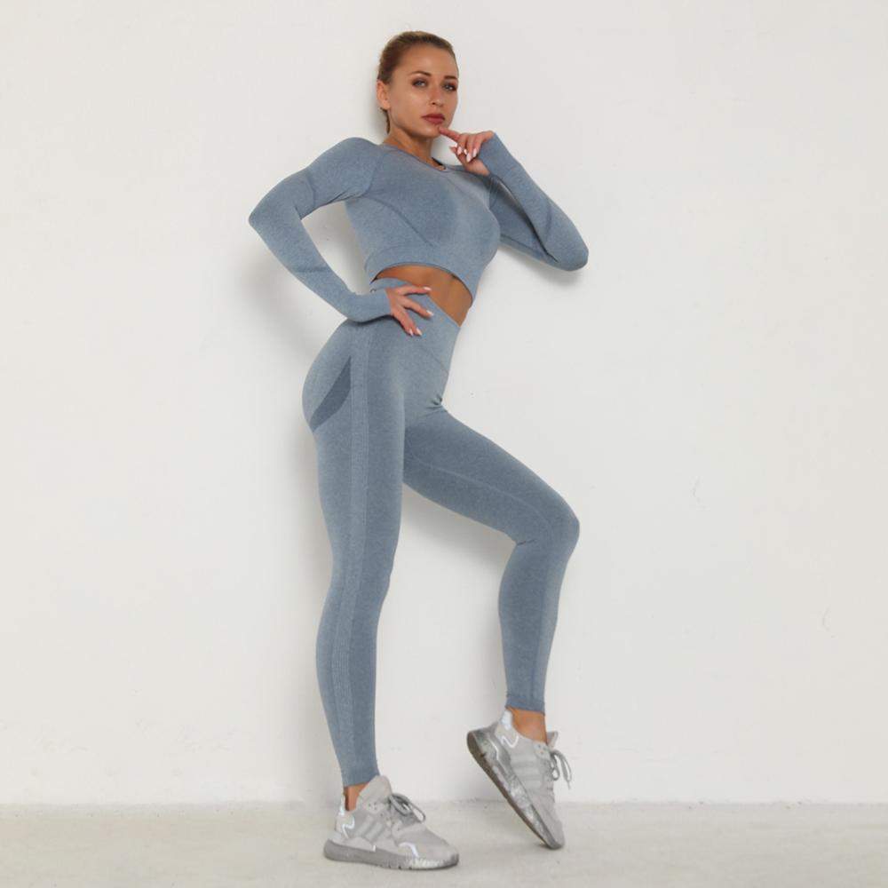 Yoga Clothing Set Sports Suit Women Sportswear Sports Outfit Fitness Set Athletic Wear Gym Seamless Workout Clothes For Women