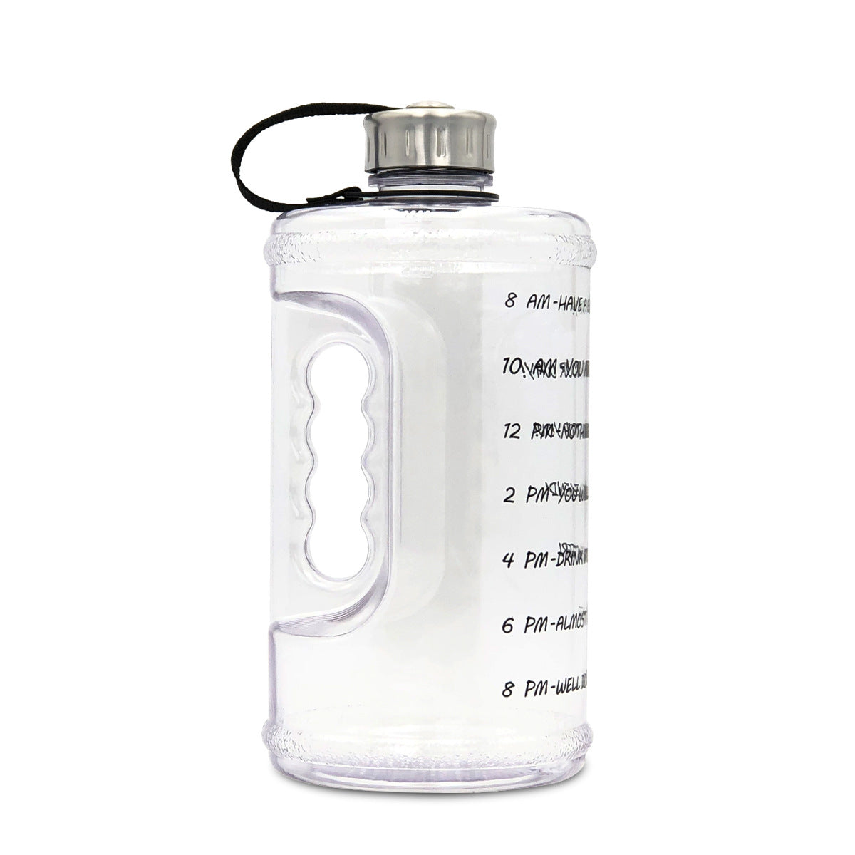 2.2L Sports Water Bottle Gradient Plastic PETG Gym Large Capacity Outdoor Space Cup Water Bottle