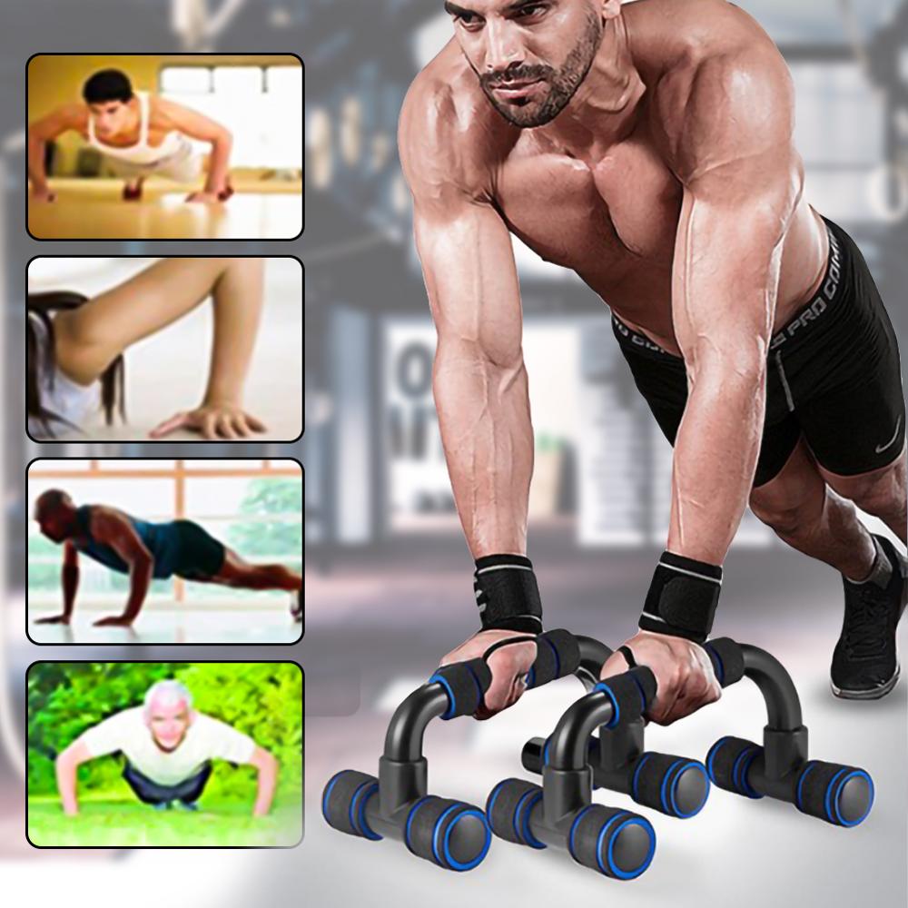 1 Pair Push Up High Quality Steel Push Ups Stand Home Fitness Equipment - Pectoral Muscle Training Device Push Up Support