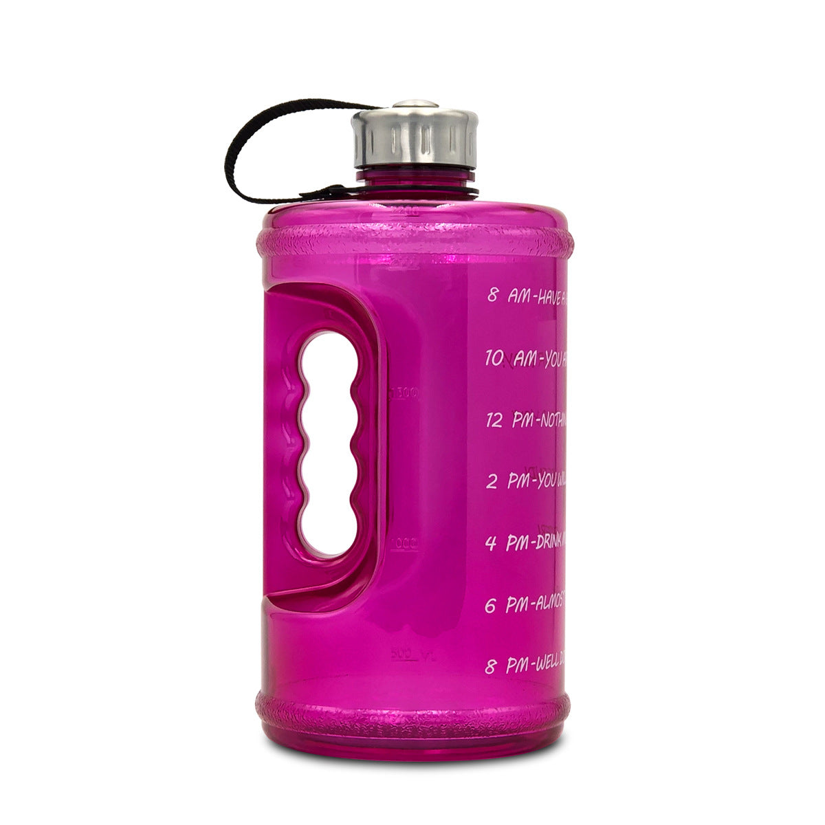 2.2L Sports Water Bottle Gradient Plastic PETG Gym Large Capacity Outdoor Space Cup Water Bottle