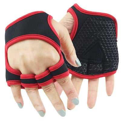 Fitness Half Finger Pull Up Grip Strength with Dumbbell Male Sports Equipment Wrist Protector Gloves Female Hard Pull Barbell Protector Gloves