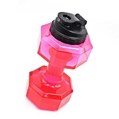 2.2L Pocket Dumbbell Shape Water Bottle Gym Fitness Body Building Exercise Equipment Sports Accessories mancuernas gimnasio