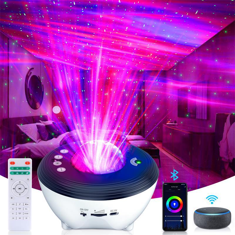 Atmosphere Light Cornucopia Music Northern Lights Star Light White Noise Laser Bluetooth Music Star Projection Light