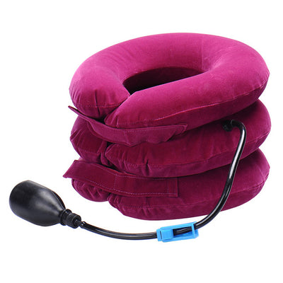 Neck cervical traction device inflatable collar Head Back Shoulder Neck Pain Headache health care massage device