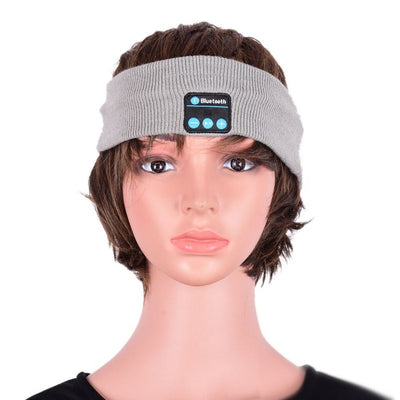 Bluetooth Music Headband Knits Sleeping Headwear Headphone Speaker Headset