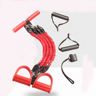 Multifunction Fitness Pedal Exerciser Sit-up Exercise Band Elastic Pull Rope Equipment Tummy Bodybuilding Tension Rope Antibreak