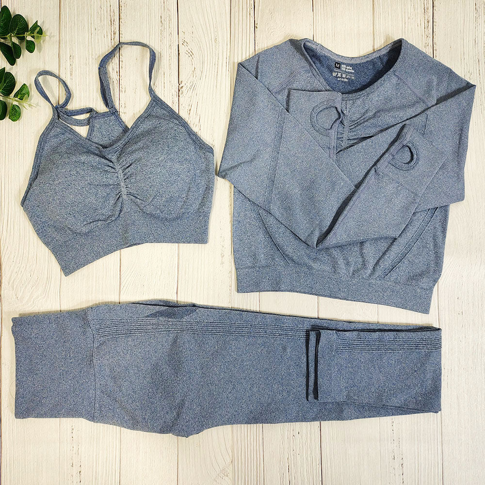 Yoga Clothing Set Sports Suit Women Sportswear Sports Outfit Fitness Set Athletic Wear Gym Seamless Workout Clothes For Women