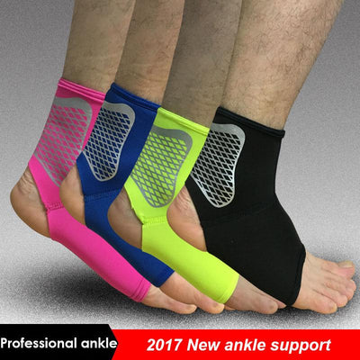 Aolikes 1Pcs Sport Ankle Support Elastic High Protect Sports  Equipment Safety Running Basketball  Brace