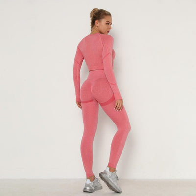 Yoga Clothing Set Sports Suit Women Sportswear Sports Outfit Fitness Set Athletic Wear Gym Seamless Workout Clothes For Women