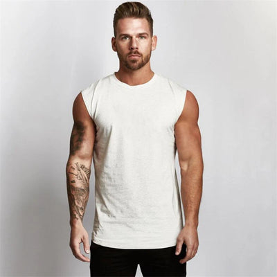 Muscleguy Brand Gyms Clothing Workout Sleeveless Shirt Tank Top Men Bodybuilding Fitness Mens Sportwear Muscle Vests Men Tanktop