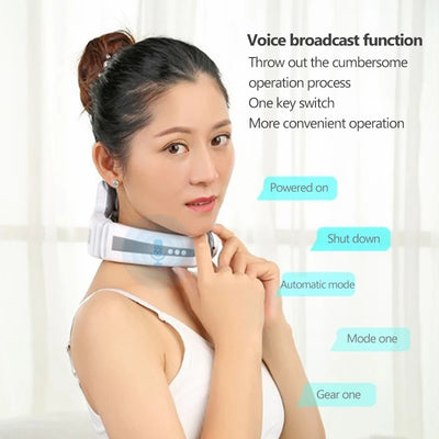 Smart Shoulder Neck Massager Electric Neck Massage  Health Care Relaxation Three Heads Relieve Stress  Fatigue Pain Relief tool