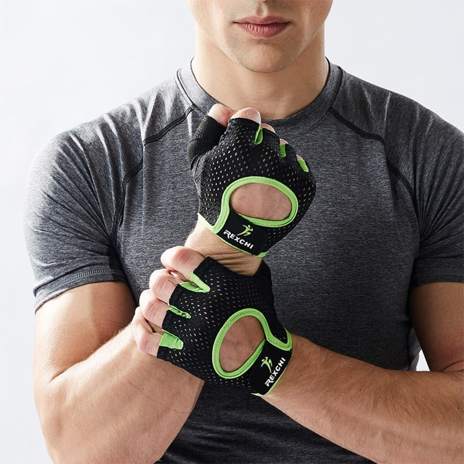 REXCHI Professional Gym Fitness Gloves Power