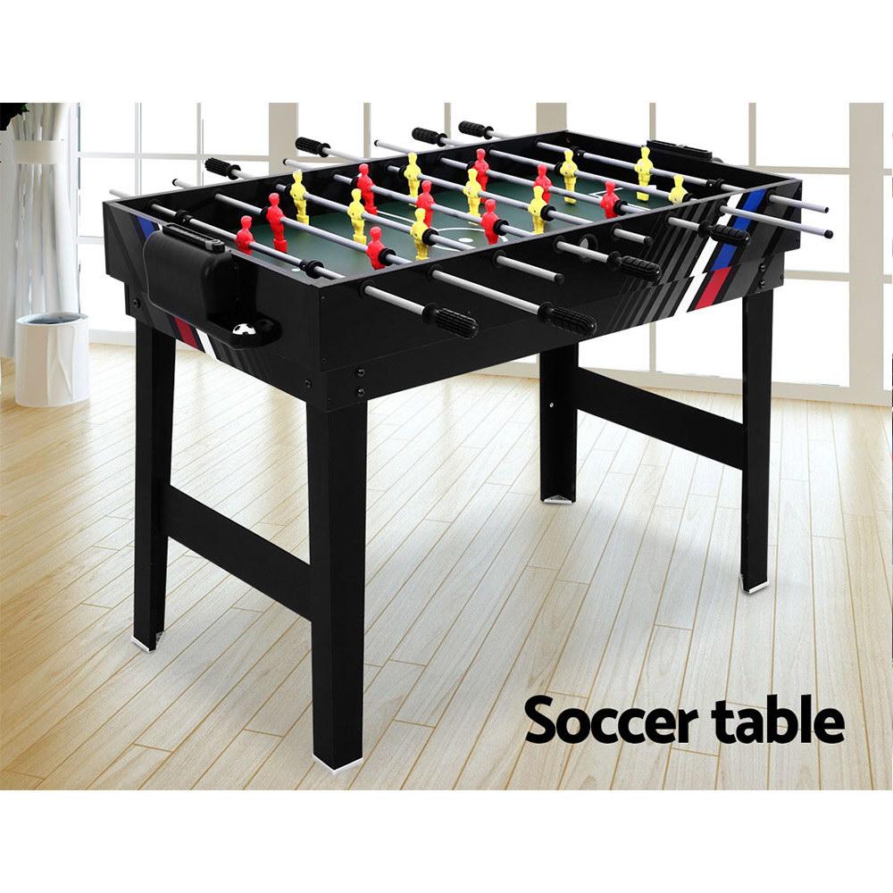 4FT 4-In-1 Soccer Table Tennis Ice Hockey Pool Game Football Foosball