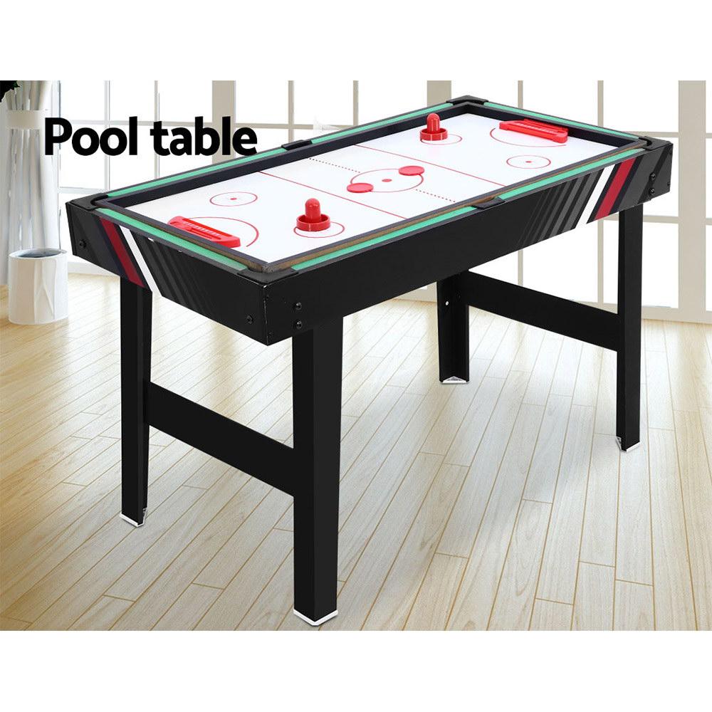 4FT 4-In-1 Soccer Table Tennis Ice Hockey Pool Game Football Foosball