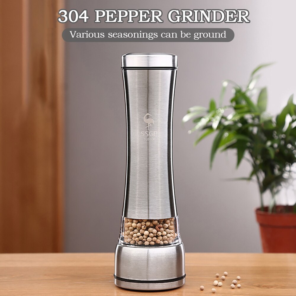 Stainless Steel Salt and Pepper Grinder Shakers