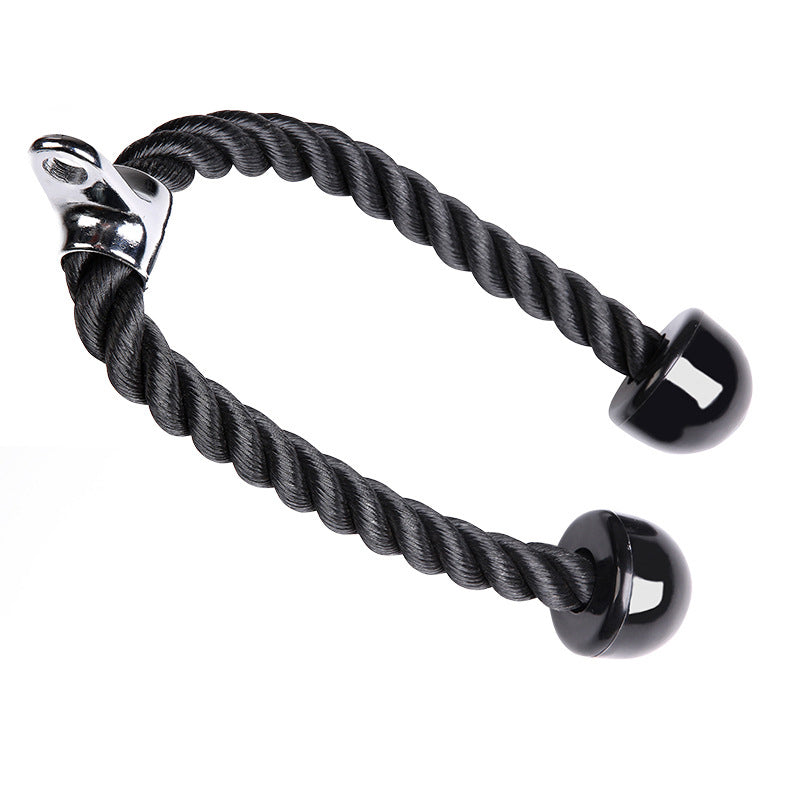 Double head  Fitness Pull Rope Biceps Cord Cable