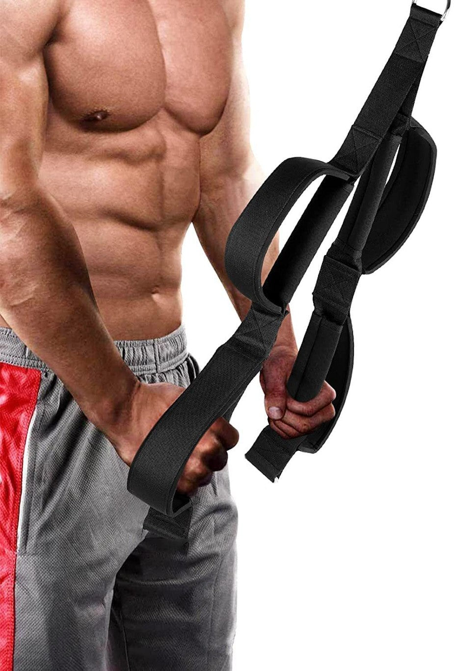 Triceps Rope Cable Attachment - Fabric Triceps Rope with Strong Grip