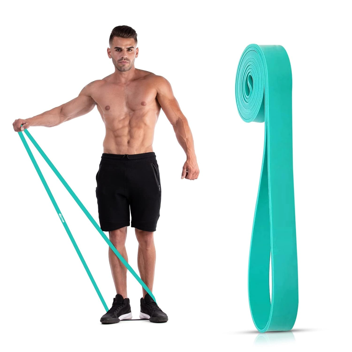 Sports Resistance and Pull up Band Cross Training Exercise-BLUE