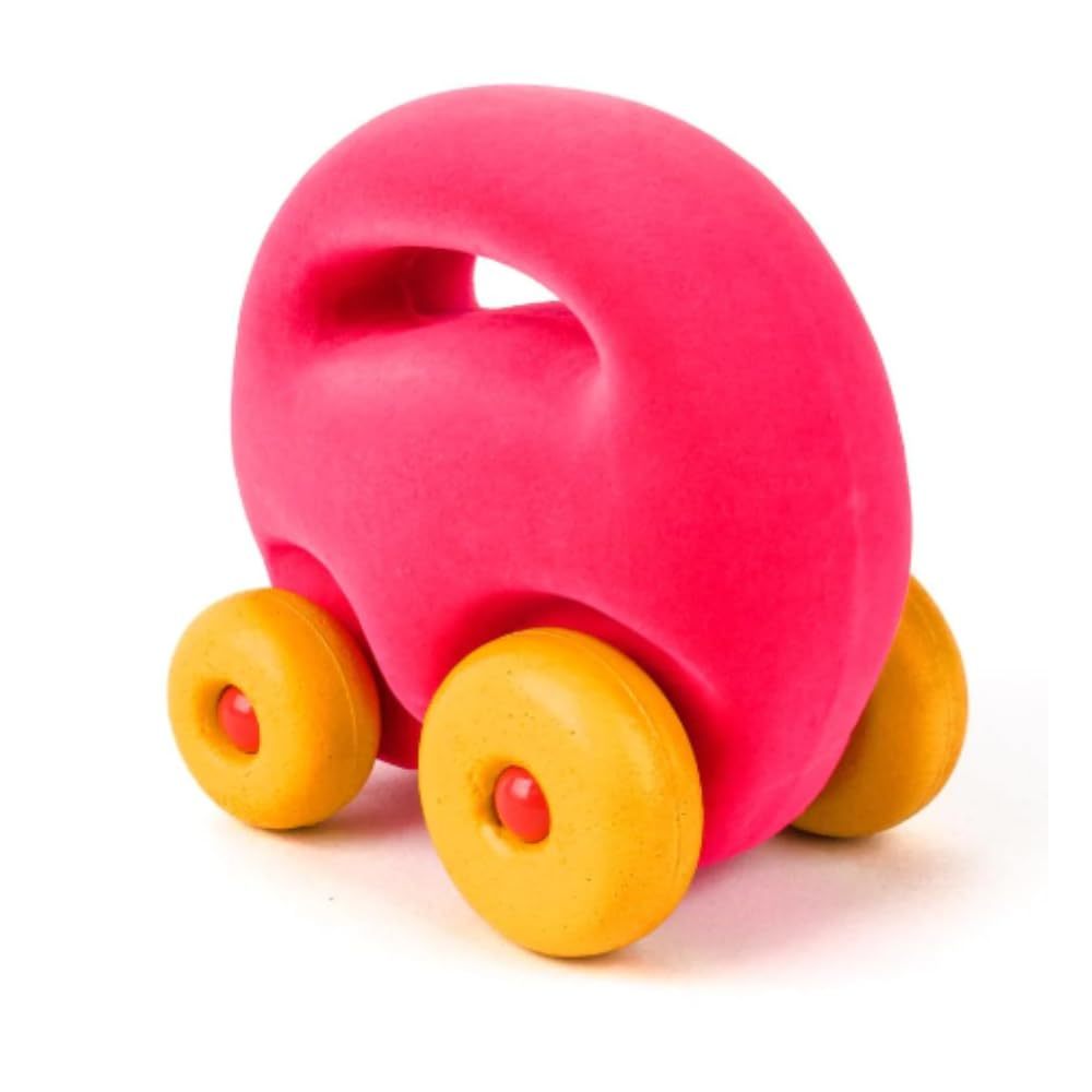 PINK Mascot Car – Push & Pull Toy, Soft Easy to Hold & Roll, 100%