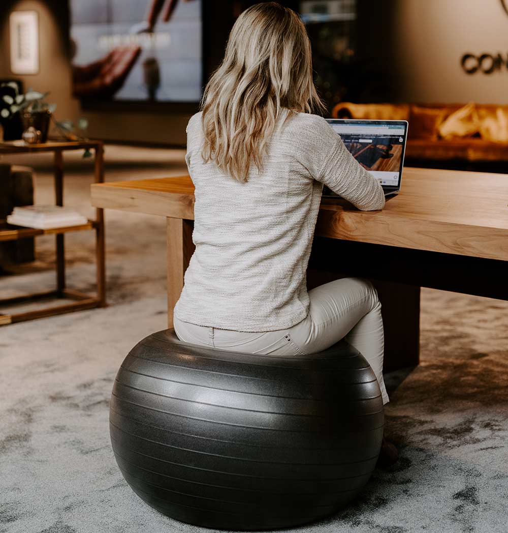 Pilates ball with Resistance Bands