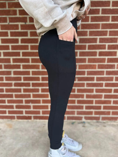 ASK Apparel Butter Soft Black Leggings