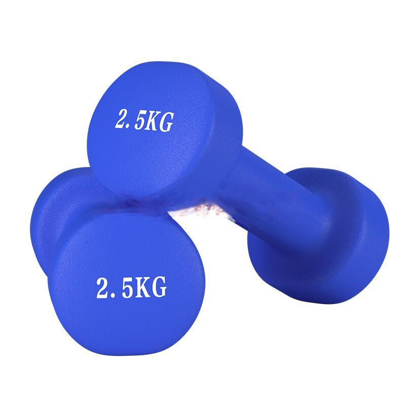 US Stock!Authentic dipped plastic dumbbell multi-color gift Box