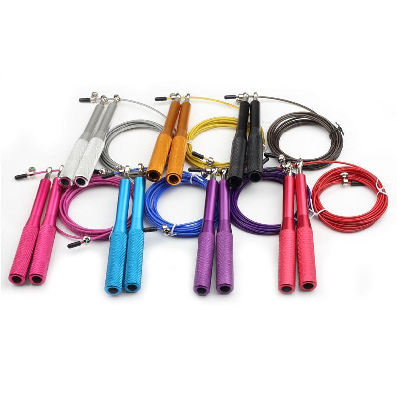 US STOCK Jump Rope Crossfit Jump Rope Adjustable Jumping Rope Training