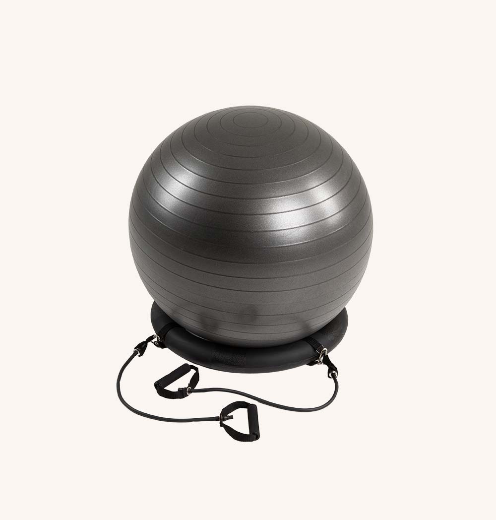 Pilates ball with Resistance Bands